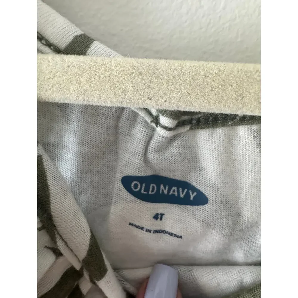 Old Navy Toddler Girls V-Neck Ruffle Trim Swing Tank Top 4T